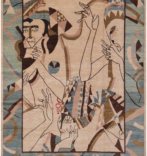 51371 Modern Persian Rug