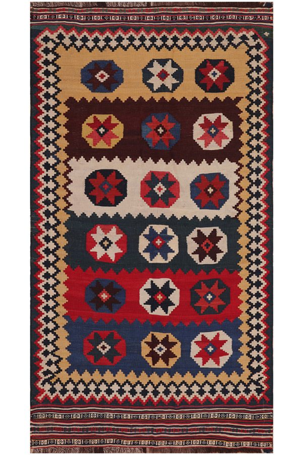 51373 Antique Persian Kilim
