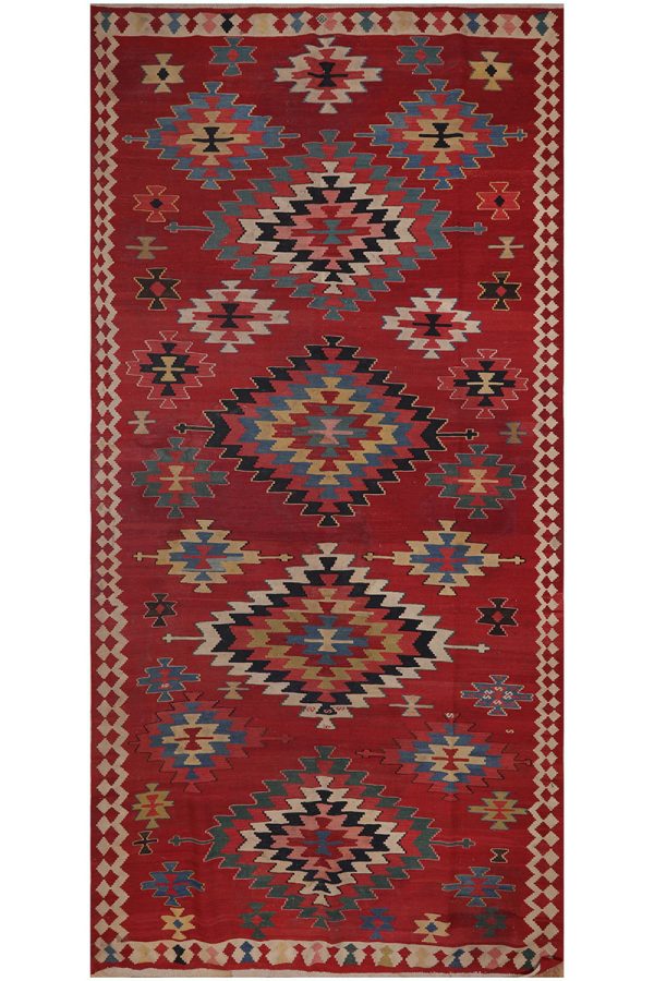51374 Antique Persian Kilim