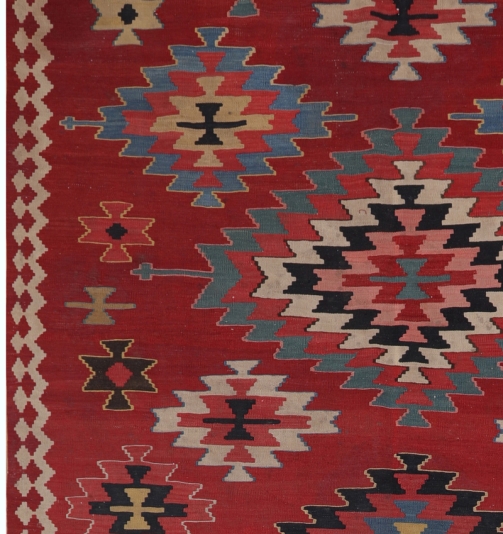 51374 Antique Persian Kilim