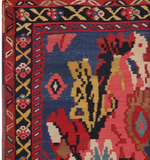 51378 Antique Persian Kilim