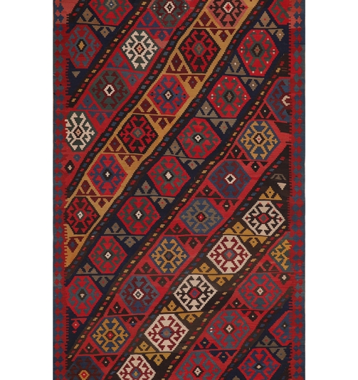 51382 Antique Persian Kilim