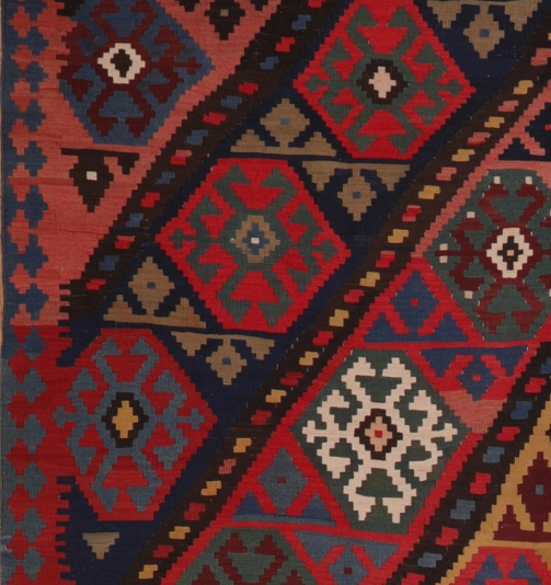 51382 Antique Persian Kilim