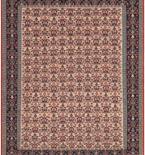 51460 Vintage Persian Kilim