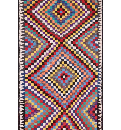 51744 Vintage Persian Kilim