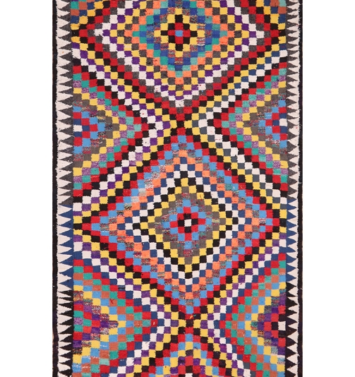 51744 Vintage Persian Kilim
