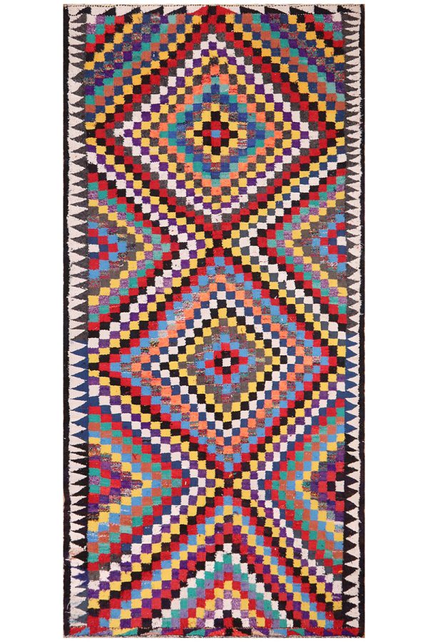 51744 Vintage Persian Kilim