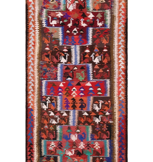 51745 Vintage Persian Kilim