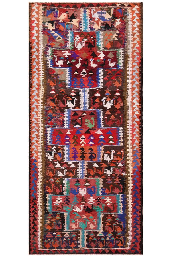 51745 Vintage Persian Kilim