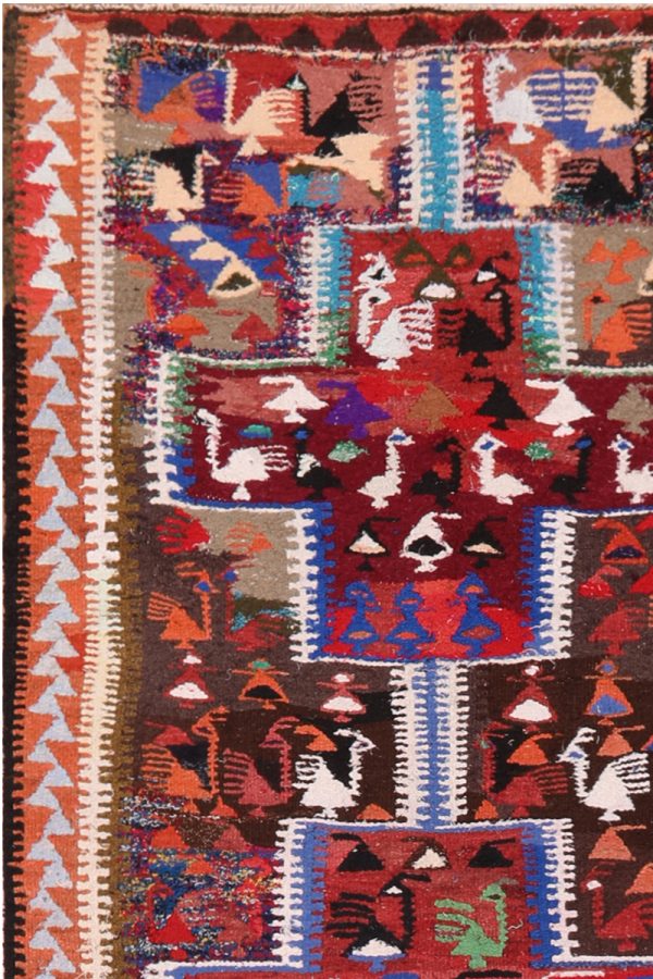 51745 Vintage Persian Kilim