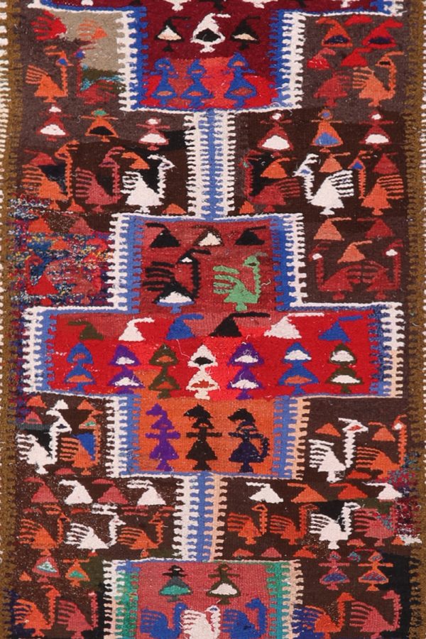 51745 Vintage Persian Kilim