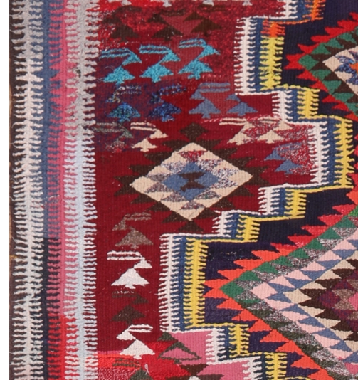 51749 Vintage Persian Kilim