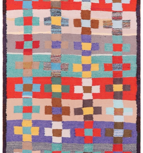 51750 Vintage Persian Kilim