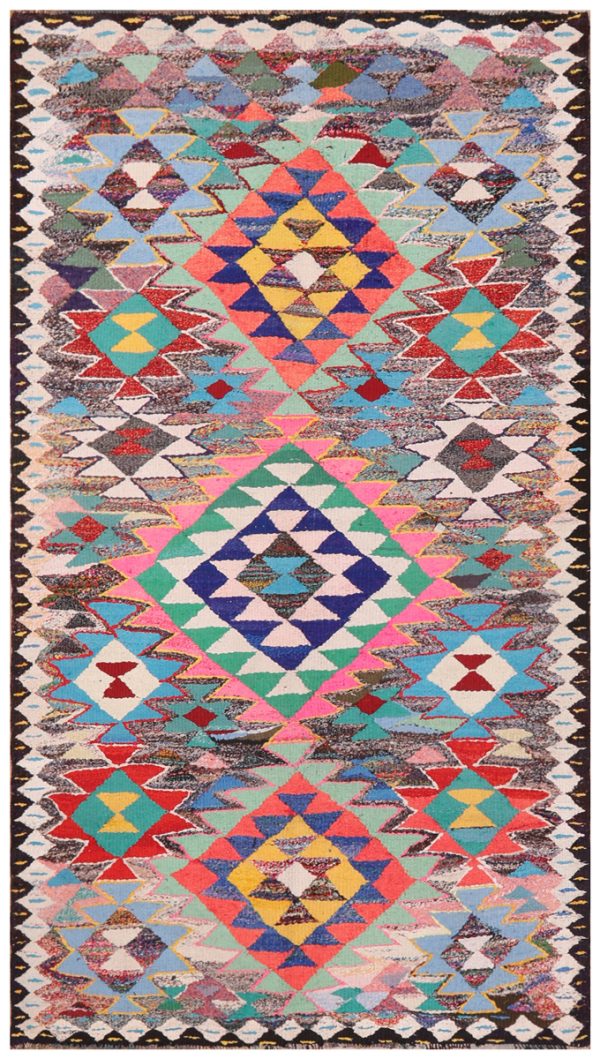 51751 Vintage Persian Kilim