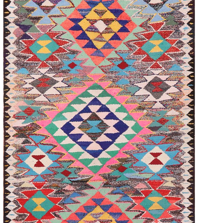 51751 Vintage Persian Kilim