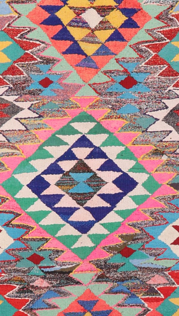 51751 Vintage Persian Kilim