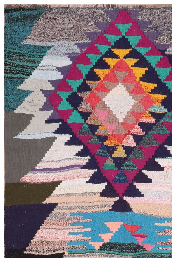 51752 Vintage Persian Kilim