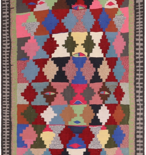 51755 Vintage Persian Kilim