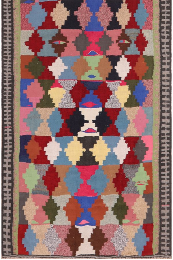 51755 Vintage Persian Kilim