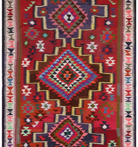 51756 Vintage Persian Kilim