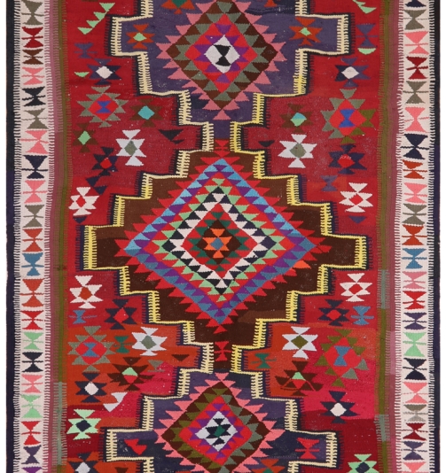 51756 Vintage Persian Kilim