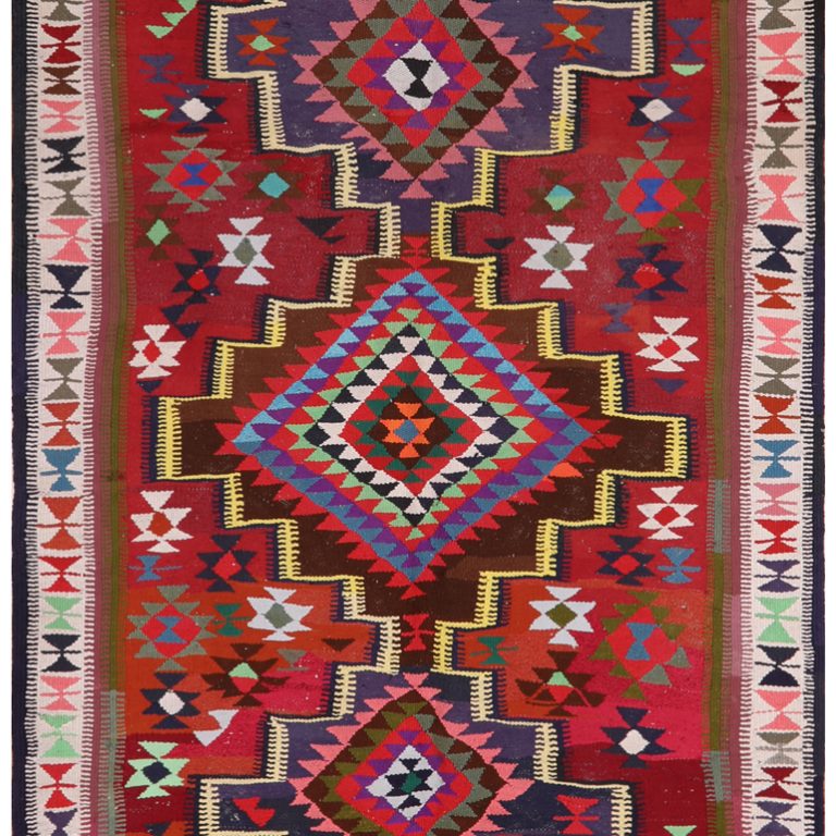 51756 Vintage Persian Kilim