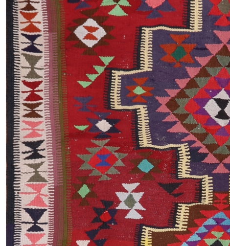 51756 Vintage Persian Kilim