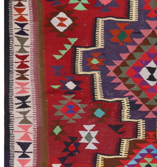 51756 Vintage Persian Kilim