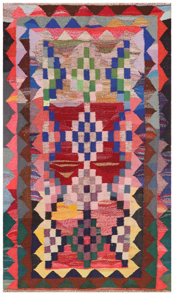 51762 Vintage Persian Kilim