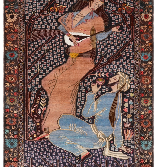 51254 Vintage Persian Rug