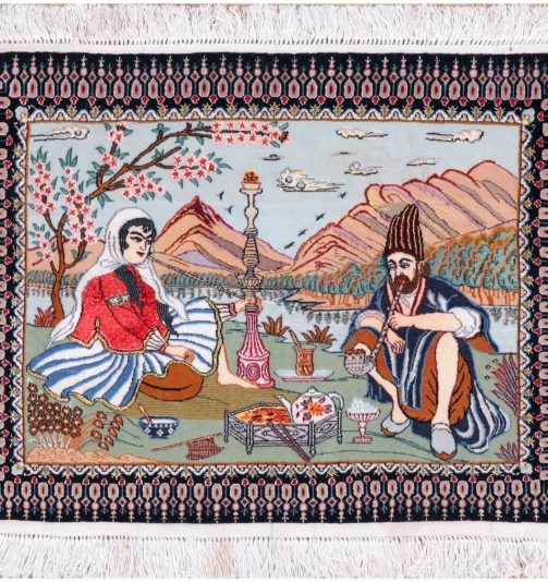 51029 Pictorial Persian Rug