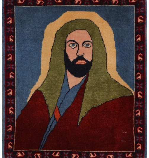 51034 Pictorial Persian Rug