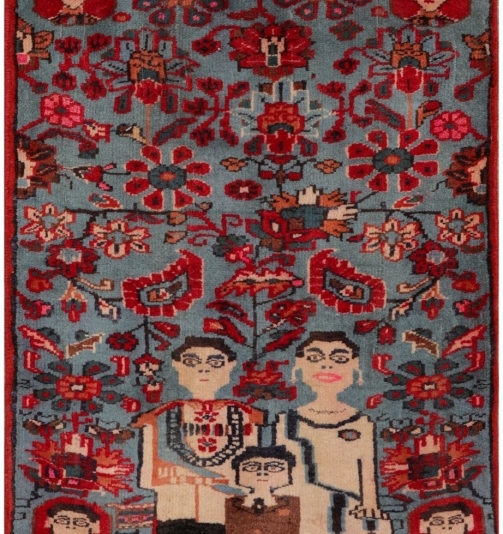 51041 Pictorial Persian Rug