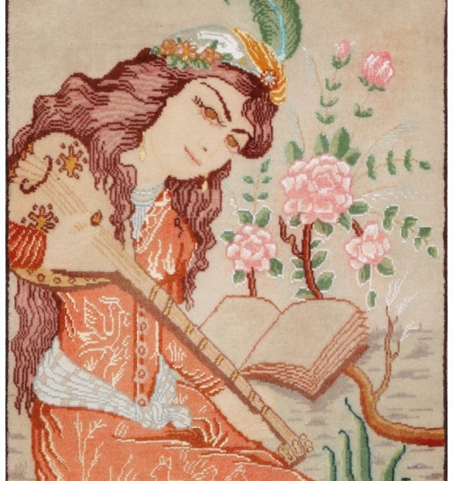 51050 Pictorial Persian Rug