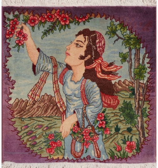 51052 Pictorial Persian Rug