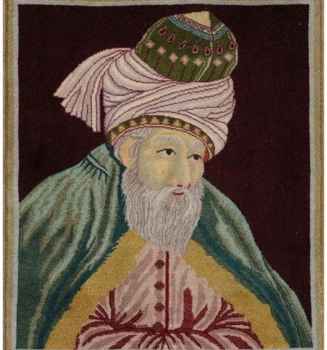 51074 Pictorial Persian Rug