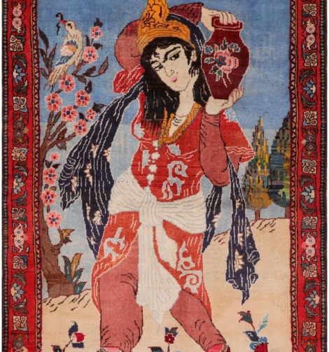 51198 Pictorial Persian Rug