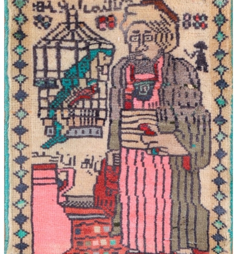51233 Pictorial Persian Rug