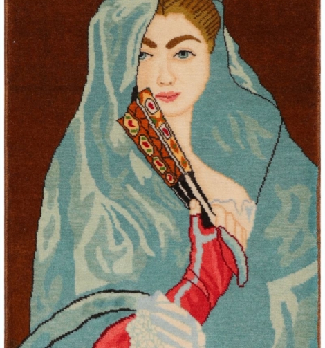 51250 Pictorial Persian Rug