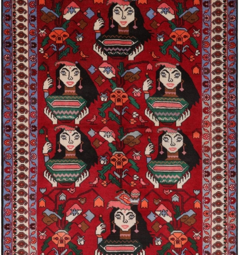 51259 Pictorial Persian Rug