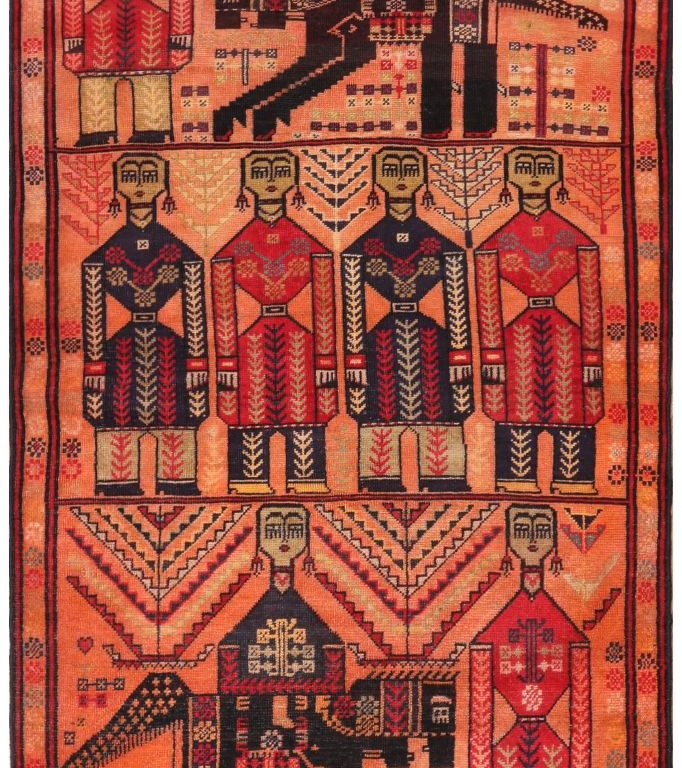 52149 Pictorial Persian Rug