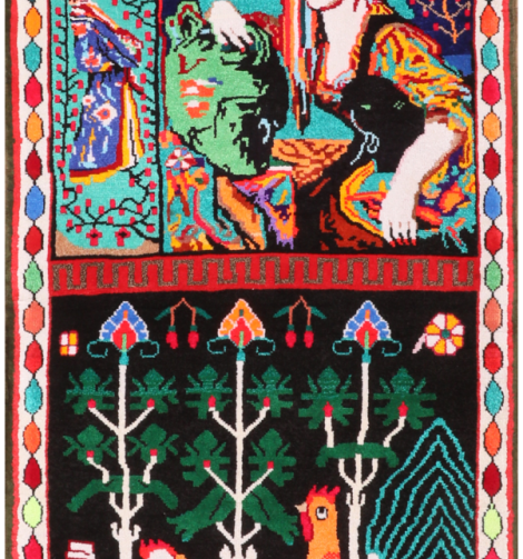 52527 Pictorial Persian Rug