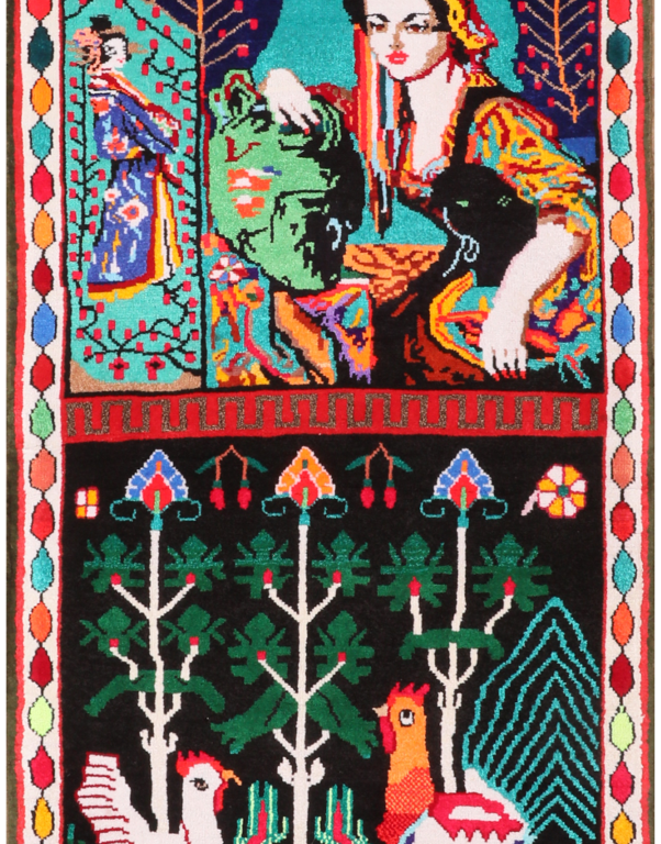 52527 Pictorial Persian Rug