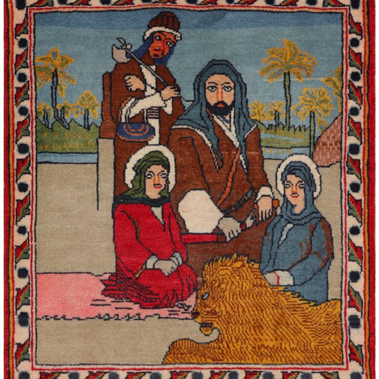 51068 Pictorial Persian Rug