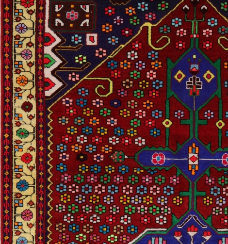 51291 vintage Persian Rug
