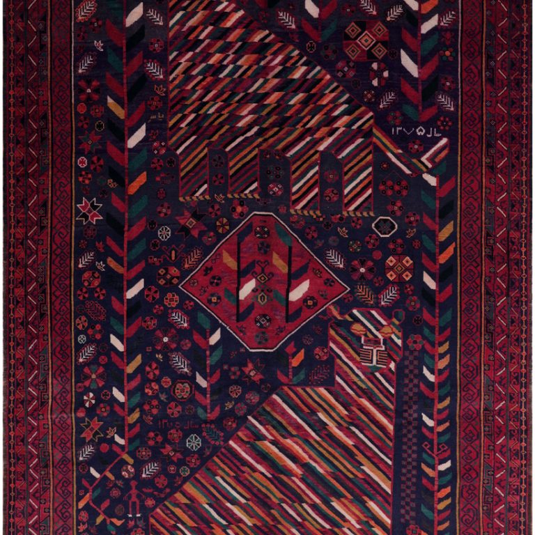 51032 Semi-Antique Persian Rug