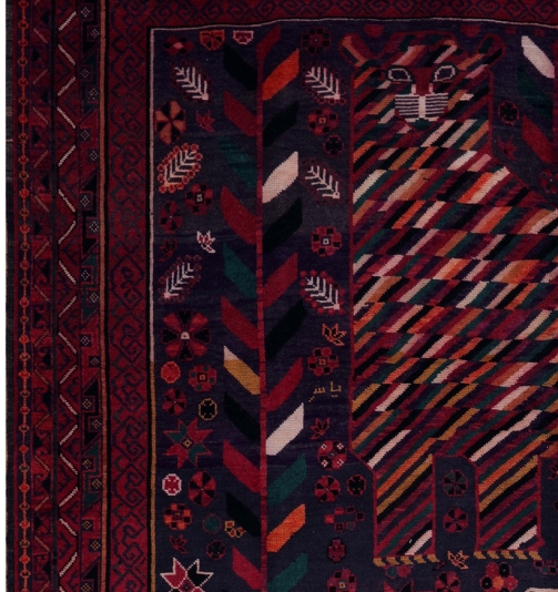 51032 Semi-Antique Persian Rug