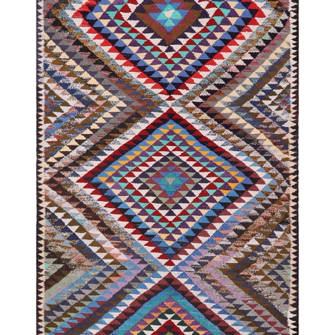 51768 Vintage Persian Kilim