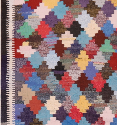 51769 Vintage Persian Kilim