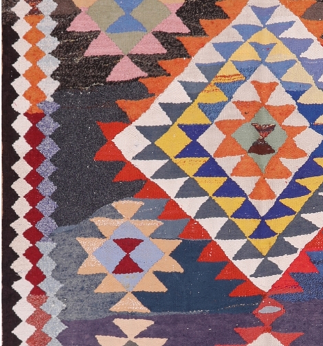 51774 Vintage Persian Kilim